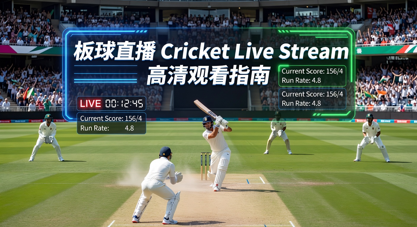 板球直播 Cricket Live Stream 2024 高清免费指南