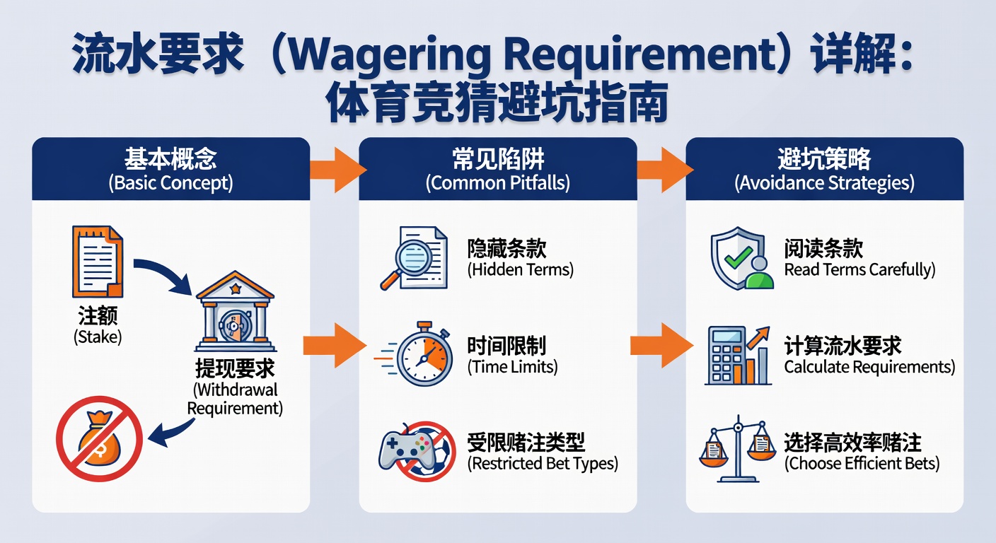 流水要求（Wagering Requirement）详解：体育竞猜避坑指南