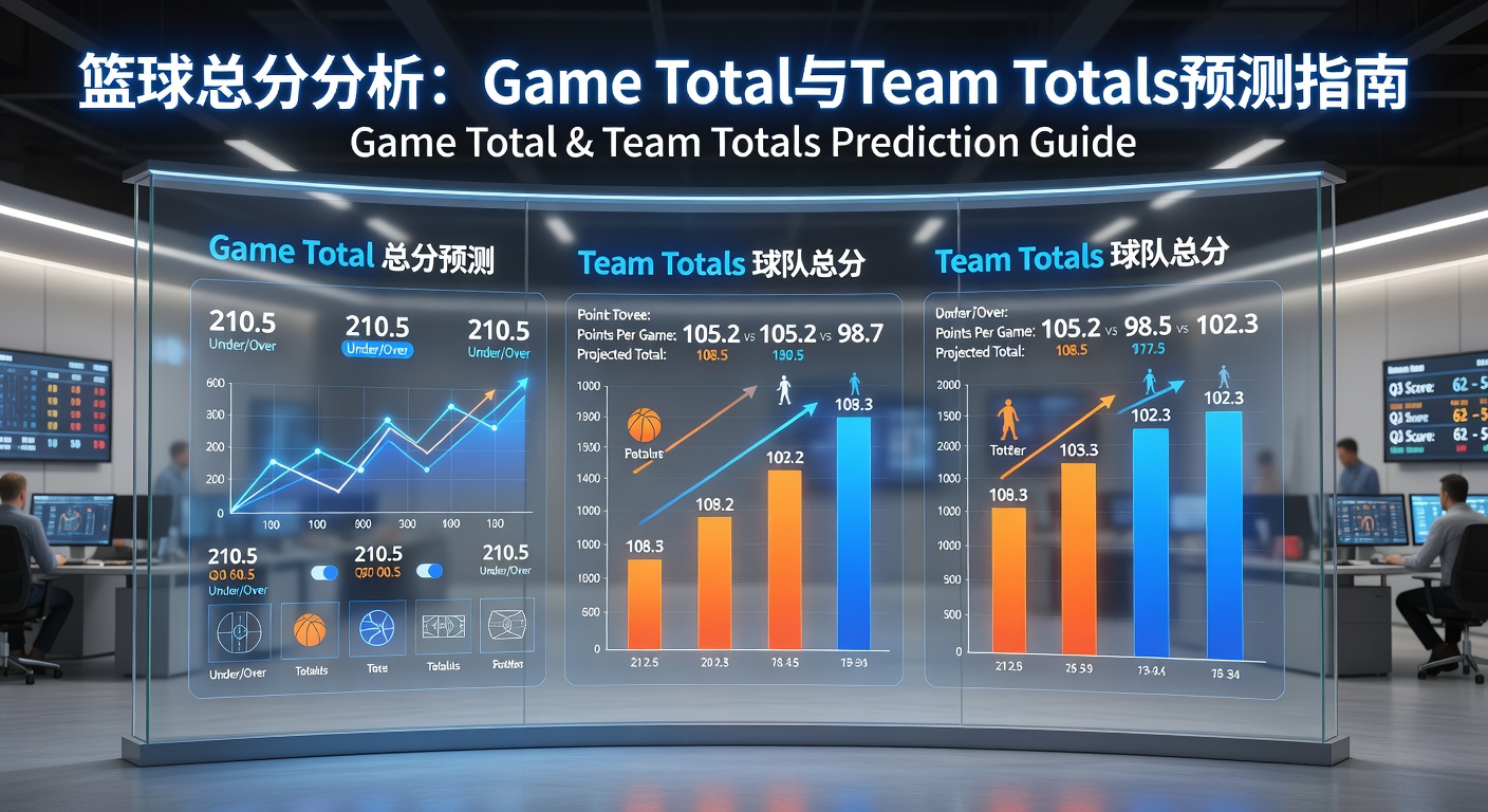 篮球总分分析：Game Total与Team Totals指南