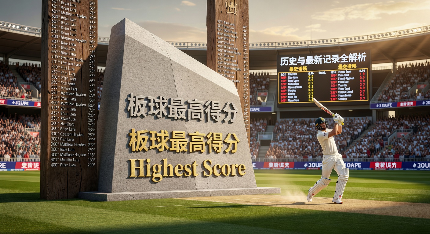 板球最高得分：历史与2026巅峰纪录